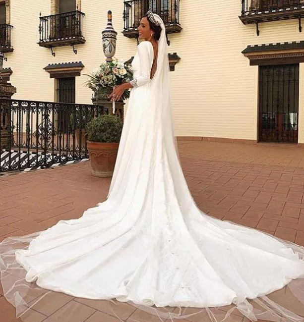 Vestidos de novia discount de moda 2019